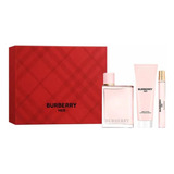 Burberry Her Edp 100ml body Lotion 75ml pen Spray 10ml Volume Da Unidade 185 Ml