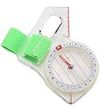 Bússola De Polegar De Orientação Multifuncional Com Escala Clara E Ponto Luminoso Bússola Direcional ABS Ideal Para Acampamento De Aventura E Mochila