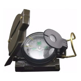 Bússola De Sobrevivência Metal Compacta Régua Modelo Militar