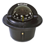 Bússola Náutica Ritchie Hf 50 De Embutir Original 12v Lancha