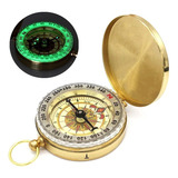 Bússola Retro Tipo Relógio De Bolso Vintage Design Fosforescente Com Estrutura Em Metal Durável Estilo Clássico E Preciso Marca Lorben