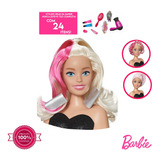 Busto Barbie Styling Hair Penteados C Acessorios Pupee 1264