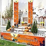 Buyuget Large Halloween Outdoor Decorations Set Orange Design Outdoor Set 