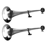 Buzina A Ar Eletrica 12 24v P Camionete Caminhão Kit2un 74cm