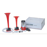 Buzina A Ar Maritima Automotiva 2 Cornetas E Compressor 12v