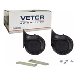 Buzina Automotiva Vetor Caracol Dupla Universal 12v Par