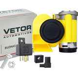 Buzina Automotiva Vetor Vt045 Compacta Eletropneumática