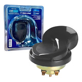 Buzina Caracol Grave Universal Techone 2 Terminal 12v