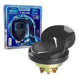 Buzina Caracol Grave Universal Techone 2 Terminal 12v