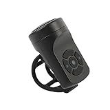 Buzina Elétrica Moniss Campainha De Bicicleta 120dB Alta Buzina De Bicicleta Elétrica Recarregável Alarme Antifurto à Prova D água Com 4 Modos De Som Para Mountain Bike Bicicleta De Estrada