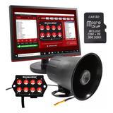 Buzina Sirene Zueira 100 Sons Engraçados 12v Para Carros