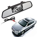 BW Tela LCD TFT Digital 2 Em 1 De 4 3 Polegadas 16 9 4 3 Polegadas Tela Retrovisor De Carro Conitor De Segurança Para Câmera DVD PAL NTSC Multilíngue