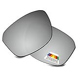 Bwake Lentes De Reposição Para óculos De Sol Oakley Split Shot OO9416 Prata Acetinada Polarizada
