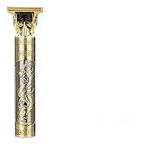 By Máquina Elétrica Masculina Recarregável De Cortar Cabelo E Barbear VINTAGE T9 -USB1 Dragon-