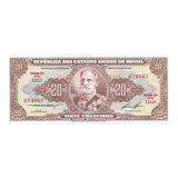 C 085 1 Cédula 20 Cruzeiros 1958 Lucas Lopes Serie 1111 Fe