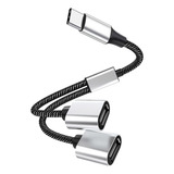 C Cabo Divisor Tipo C Adaptador Divisor Usb Otg 2 Usb 2 0