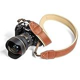 C Coiro Alça De Câmera Acolchoada De Couro Legítimo Alça De Ombro Ou Alça De Pescoço Para DSLR SLR Marrom Marrom Tamanho Único