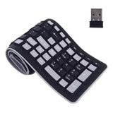 C Teclado Flexível De Silicone Dobrável Usb Para Notebook