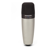 C01 Samson Microfone Condensador Hipercardioide Para Estúdio