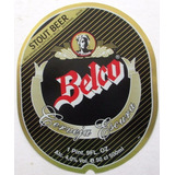 C1395 Rótulo Cerveja Belco Escura Stout Beer De São Manue
