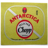 C1408 Rótulo Cerveja Antarctica Pilsener Chopp