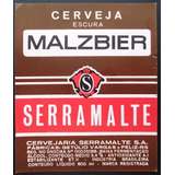 C1455 Rótulo Cerveja Serramalte Malzbier Escura