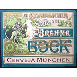 C1457 Rótulo Cerveja Bock Brahma De