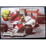 C3234 Brasil Bloco Hrm 79 De 1989 Ayrton Senna Variedade