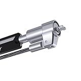 C3Tech Cabo De Seguranca CS-40 Para Notebook- NANO Com Chave- Fechadura Tipo V-BAR- Chave Tubular
