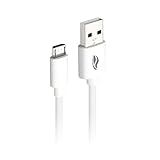 C3Tech Cabo USB Para Micro USB Branco CB M10WH 1Metro Compativel Com Android Suporte A Carregamento E Transferência De Dados