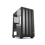 C3Tech Gabinete MT G100BK Gamer Preto Com Lateral Em Vidro Temperado Filtro Magnético Anti Poeira Organizador De Cabos Compatível Com Placas Mãe Micro ATX E Mini ITX