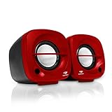 C3Tech SP 303 Speaker 2 0 Altos Falantes Para Computador Vermelho