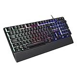 C3Tech Teclado Gamer KG-60BK Preto USB ABNT2 LED Multicores Anti-ghosting 12 Teclas De Atalho