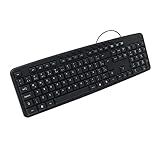 C3Tech Teclado USB KB-M40BK Preto Multimidia Anti-Respingo Ergonômico Plug And Play Sistema De Tecla Membrana Laiout ABNT2 9 Teclas Multimídia Com Sistema Anti Respingo