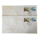 C4668 2 Envelopes Não Circulados Com O Selo Rhm 2677 De 20