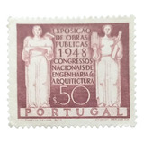 C5477 Portugal Yvert N 706 De 1948 Nnn Congresso Engenh