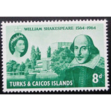 C6828 Turks E Caicos Shakespeare Yvert N 182 De 1964 Nn
