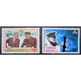 C6829 Turks E Caicos Chuchill Yvert N 337 8 De 1974 Nn