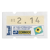 C7018 Brasil Autômato Se 6b Logo Dos Correios Auto Adesiva