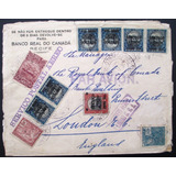 C7828 Envelope Circulado Linhas C g a Em 1930 Do Recife Pa