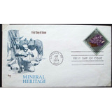 C8132 Estados Unidos - Fdc Minerais De 1974 Com Selo Yvert 