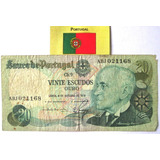 C8887 Portugal Cédula De 20 Escudos De 1978 No Estado