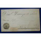 C9739 Brasil Raro Envelope Circulado Com Selo Fiscal Co