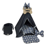 Cabana P Cesto Organizador Pet Plaquinha Kit Toca Cama Gato