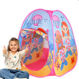 Cabaninha Infantil Barraca Meninas Sereia Rosa Tenda 91x72