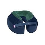 Cabeau Almofada De Apoio De Pescoço Para Viagem Evolution Earth Travesseiro De Pescoço Para Viajar Almofada De Avião De Espuma Viscoelástica Com Conforto De 360 Graus Almofadas De Suporte De Cabeça E Queixo Para Dormir Na Vertical Terra