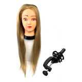 Cabeça De Boneca Pra Treino Sintetico Com Suporte Super Star