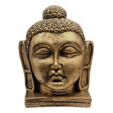 Cabeça De Buda Hindu Estatueta Em Resina 16cm