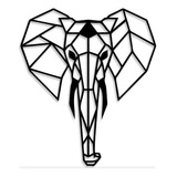 Cabeça De Elefante Decoração Mdf 6mm