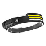 Cabeça De Farol Led Usb Cob Lâmpada De Trabalho Luz Vermelha